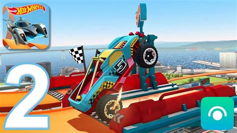 Hot Wheels Race Off Gameplay Walkthrough Part 2 Levels 3 6 Ios Android Youtube