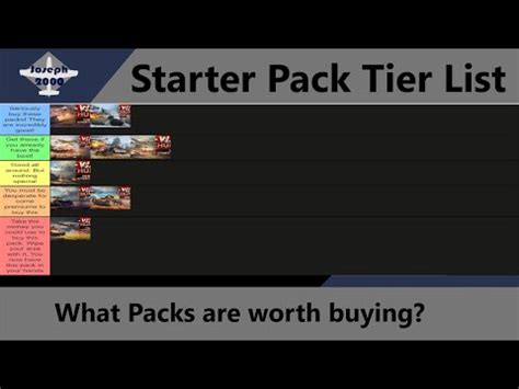 War Thunder Starter Pack Tier List Rating The Best And Worst Starter