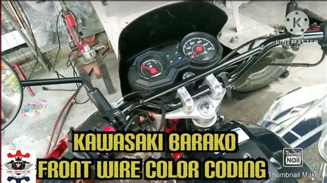 Kawasaki Barako Front Wire Harness Color Coding And Function Handle