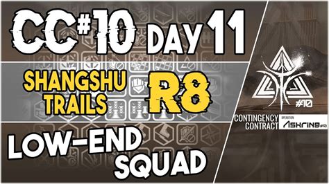 CC 10 Daily Stage 11 Shangshu Trails Risk 8 Low End Squad