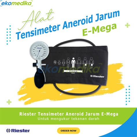 Jual Tensi Aneroid Manual Jarum RIESTER EMEGA EXACTA RISAN Tensimeter