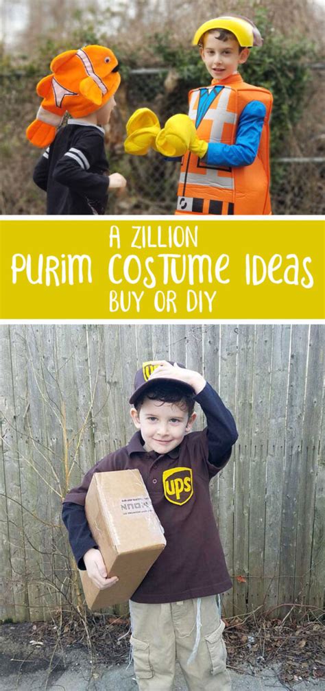 Costume Ideas for Purim - Jewish Moms & Crafters