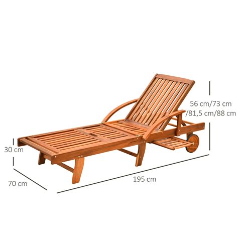 Gartenliege Holz Sonnenliege Liegestuhl Gartenm Bel