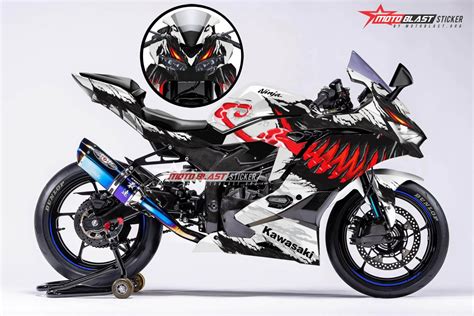 Modifikasi Striping Kawasaki Ninja Zx25r Antivenom Motoblast