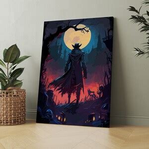 Bloodborne Poster Lady Maria Wall Art Premium Canvas Print Game Fan