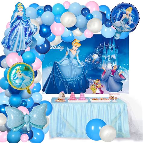 Buy 108 Pcs Cinderella Themed Party Decoration Balloon Garland Set