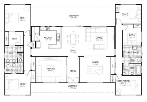 Floor Plan Friday: Country home for all the family | 4 bedroom house ...