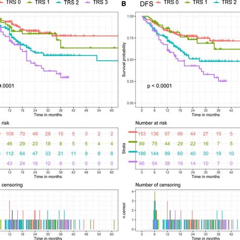 Comparison Of Overall Survival Os And Disease Free Survival Dfs