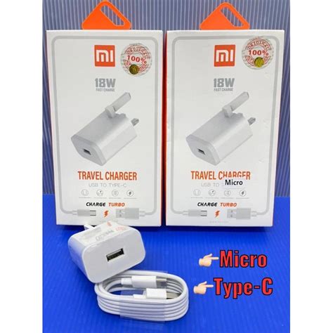 18w 27w Charger Xiaomi Redmi Fast Charger With Micro Type C USB Cable