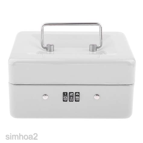 Simhoa2 Mini Portable Steel Petty Lock Cash Safe Box Money Cash Coin