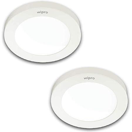 Buy Wipro Iris Slim Ro Watt Round Slim Panel Surface Mounted White