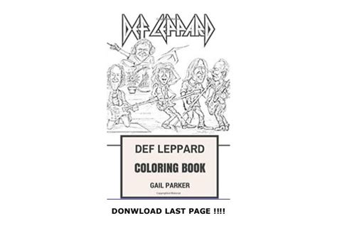 View Def Leppard Coloring Book Legendary Hard Rock And Heavy Metal Pioneers Glam And Showman