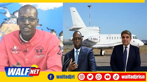 Jet privé de Macky Sall Mame Birame révèle une info de taille et