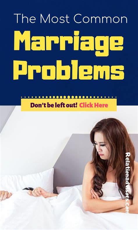 Most Common Marriage Problems And Their Solution Relationadvisors Marriage Problems