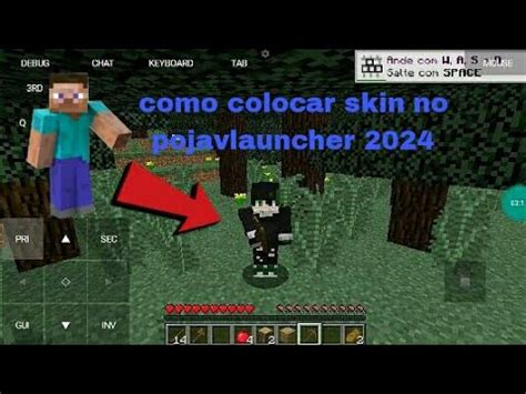 como colocar skin no pojavlauncher atualização de 2024 no optifine