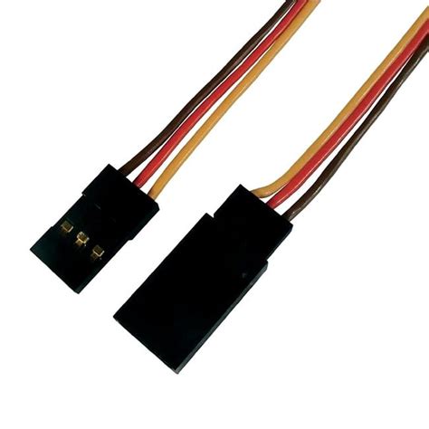 Safeconnect Flat Cm Awg Servo Lead Extension Jr Cable Roboticsdna