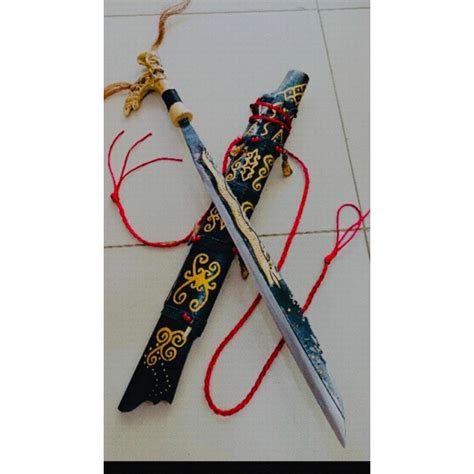 Jual Mandau Ukiran Naga Khas Dayak Kalimantan Mandau Dayak Borneo