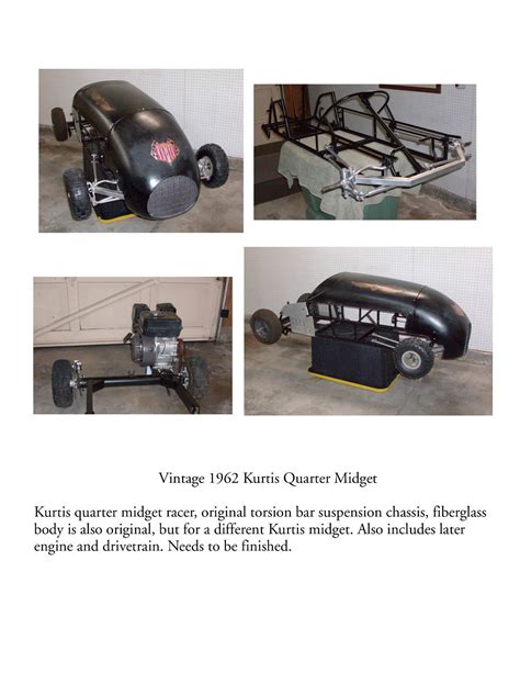 Vintage Quarter Midget Race Cars - Classic Other Makes 1962 for sale