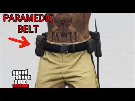 SOLO Hoe Krijg Je De PARAMEDIC BELT Op Elke Outfit In Gta 5 Online