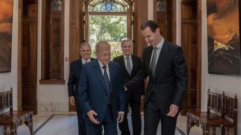 Syria Today Michel Aoun In Damascus Italian Fascist Delegation In Syria The Syrian Observer