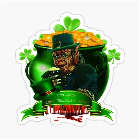 St Patricks Day Leprechaun Sticker For Sale By Dhernandez2156