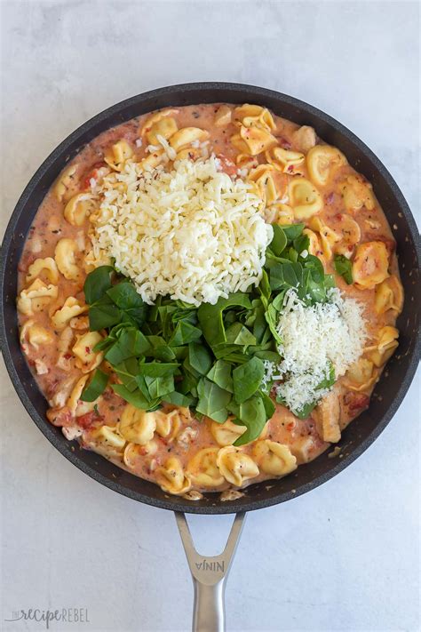 Italian Chicken Tortellini Skillet Recipe Video