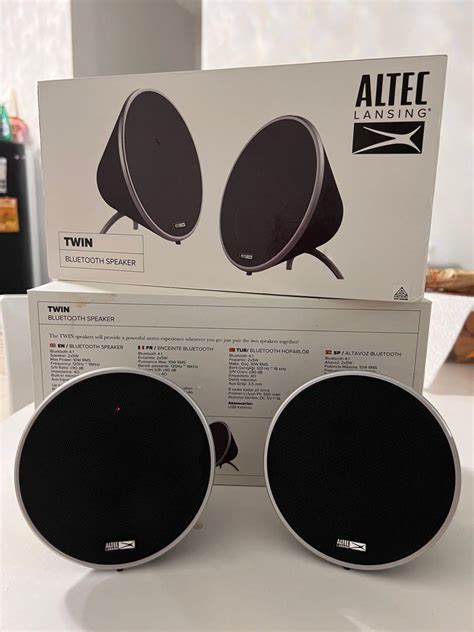 Altec Lansing Twin Bluetooth Speaker Hobbies Toys Music Media