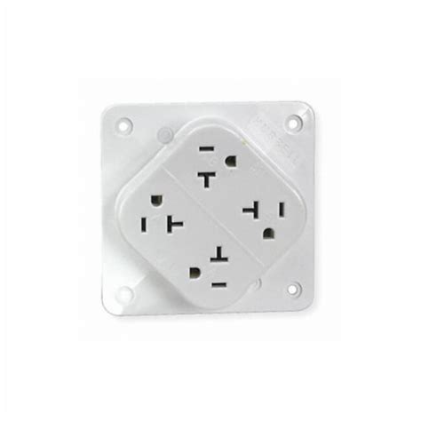 Hubbell Receptacle White 20 A 2P3W Back 1PK HBL420W 1 King Soopers