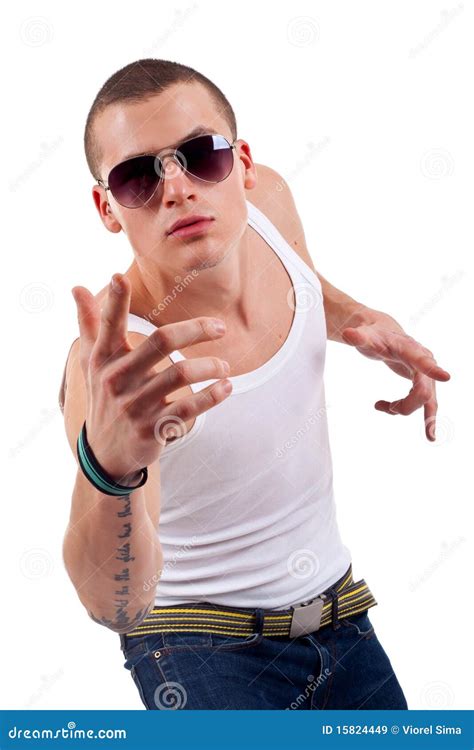 Man Wearing Sunglasses Stock Image Image Of Confident