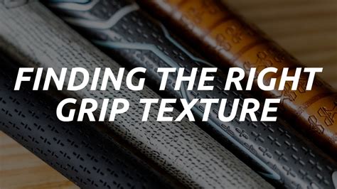 What Golf Grip Texture is Right For You? — Made for the Range Golf