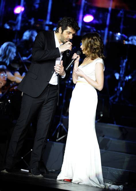 Photo Patrick Fiori Et Julie Zenatti En Concert Au Stade Olympiysky A