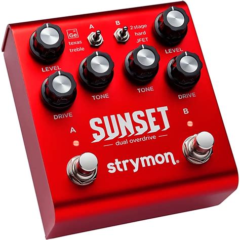 Strymon Sunset Dual Overdrive Effects Pedal Red Guitar Center