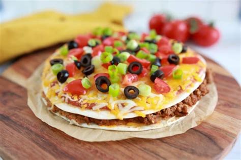 Taco Bell Mexican Pizza Recipe In The Air Fryer Fork To Spoon