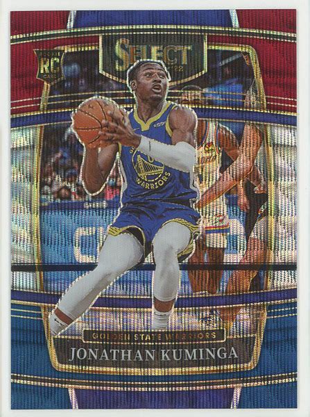 Jonathan Kuminga 2021 22 Panini Select Concourse Trico Prizm Rookie RC