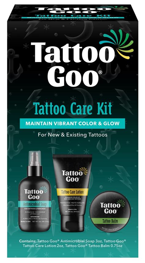 Buy Tattoo Goo Aftercare Kit Includes Antimicrobial Soap Balm And