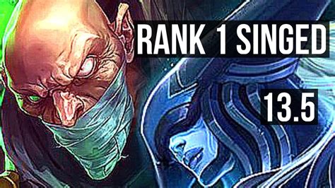 Singed Vs Lissandra Mid Rank Singed Games M