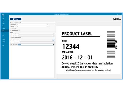 Zebra Zebradesigner Professional Barcode Label Software Posguys