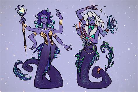 [ART] Magical Merfolk Ladies : r/DnD