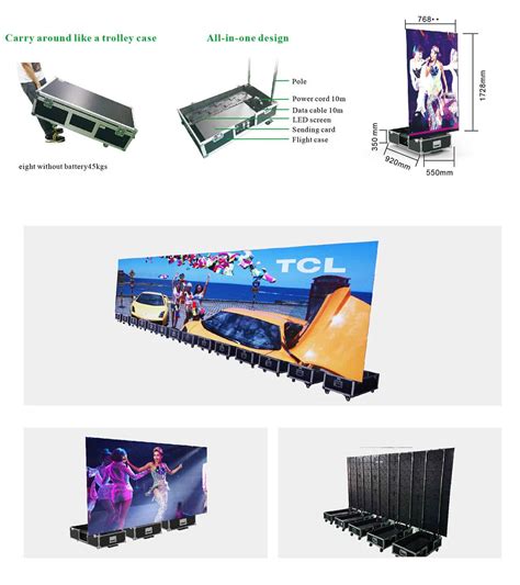 Flexible Led Screen Portable Folding Curtain Led Screen Dreamistar