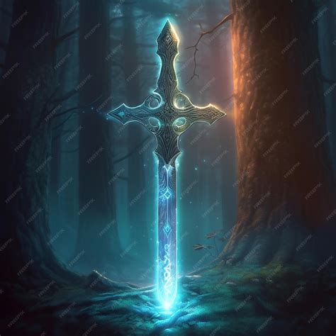 Premium Photo | Mysterious artifact in the form of a cross