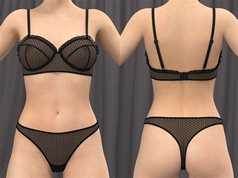 3d Lingerie Set 02 3D Model CGTrader