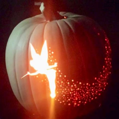 Tinkerbell Pumpkin Carving Template