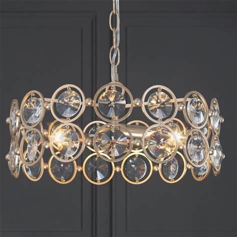 Lnc Eternal 3 Light Matte Gold Moderncontemporary Drum Led Chandelier