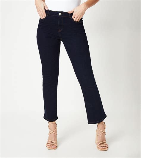 Buy Dorothy Perkins Petite Comfort Stretch Bootcut Jeans In Navy