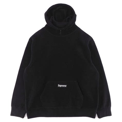 Yahooオークション Supreme Polartec Hooded Sweatshirt 黒xl シ