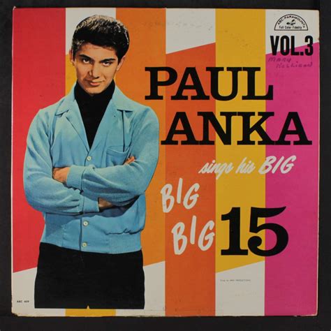 Paul Anka Sings His Big Big Big Vol Amazon Music