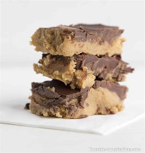 Barre au beurre de cacahuète et au chocolat Recette Américaine