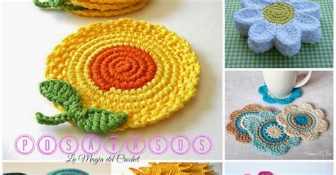 La Magia Del Crochet POSAVASOS A CROCHET