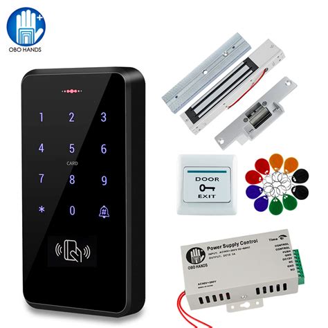 Ip68 Waterproof Door Access Control System Kit Rfid Keypad Power Supply 180kg Electric