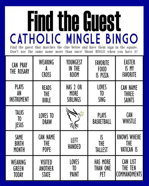 Get To Know You Icebreaker Bingo Free Printable Cards Loving Christ